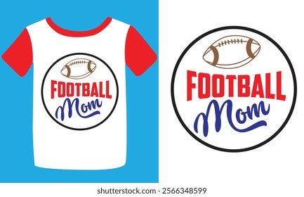 American football vector T shirt design. Inspirational and motivational quotes shirt design. Football t-shirt design ready for print, poster, mug, sticker