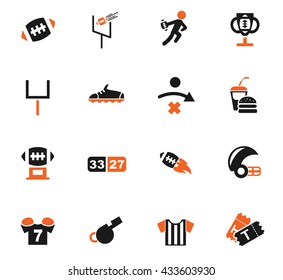 american football web icons for user interface design