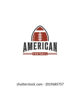 american fot ball logo in white background