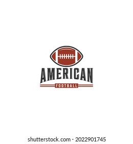 american fot ball logo in white background
