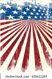 American frame background.
A grunge american poster for your message