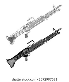 American general purpose machine gun M60