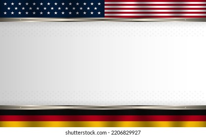 american german flag background design