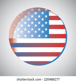 american graphic design , vector illustration