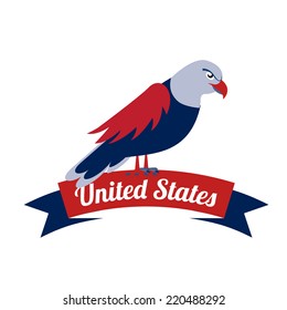 american graphic design , vector illustration