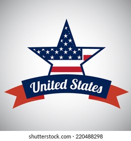 american graphic design , vector illustration