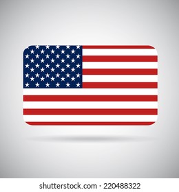 american graphic design , vector illustration