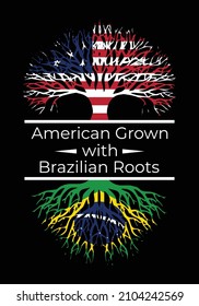 American grown with Brazilian roots.