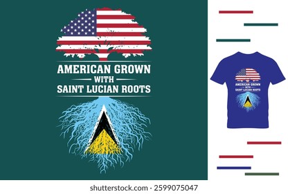American Grown With Saint Lucian Roots