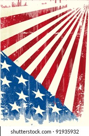 American grunge background. an american grunge background for a poster