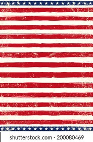 American grungy Flag. An american background for your patriotic poster