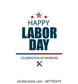 American Happy Labor Day, Poster or Banner Happy Labor Day