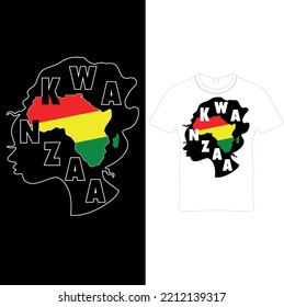 AMERICAN HARITAGE KWANZAA T-SHIRT,Kwanzaa Sublimation T Shirt Design.