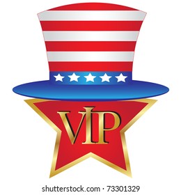 American Hat VIP.Vector
