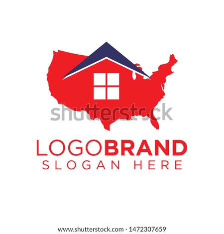 American Home vector Logo template