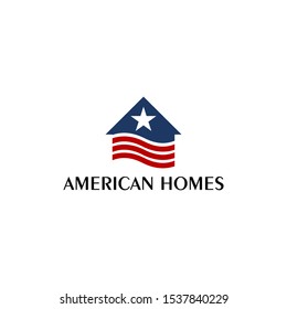 American homes realty logo vector