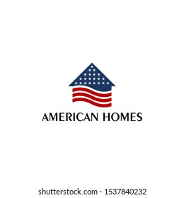 American homes realty logo vector