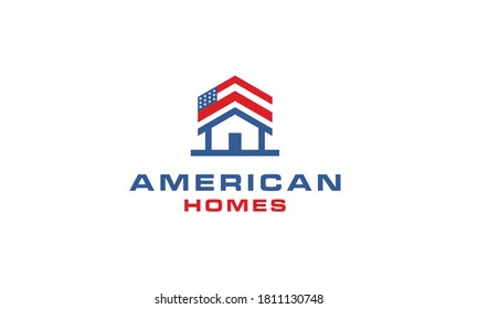 American Homes Vector Logo Design Inspirations