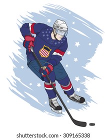 american ice hockey player