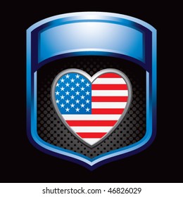 ícone americano tela azul