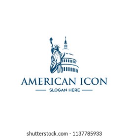 american icon logo inspiration