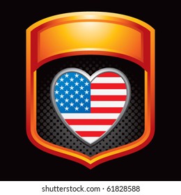 american icon shiny orange display