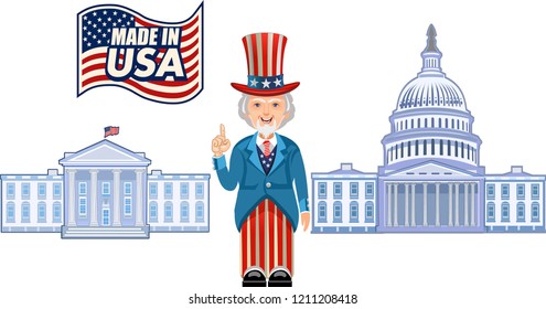 American icon and symbol of freedom Uncle Sam