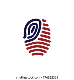 American ID, thumb print