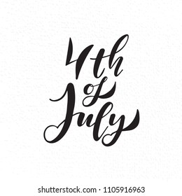 American Independence day 4 th july. Vector illustration.