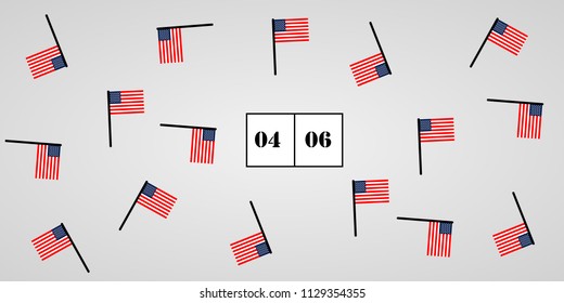 American Independence Day, 4th of July