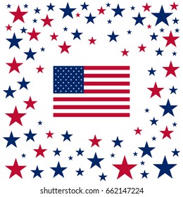 American Independence Day 4th July Template åº“å­˜çŸ¢é‡å›¾ï¼ˆå…ç‰ˆç¨Žï¼‰662147224 ...