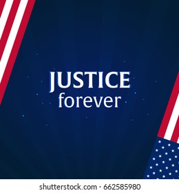 American Independence Day. 4th July. Template background for greeting cards, posters, leaflets and brochure. Vector illustration