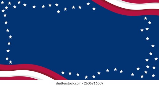 American independence day background, american flag abstract design. free copy space area design.