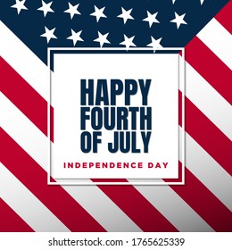 American Independence Day Background. Fourth of July. Vector illustration