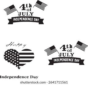 American Independence Day Background. Fourth of July. We will be closed for fourth of july independece day. Vector illustration happy independence day