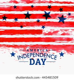 american independence day background with grunge flag