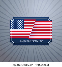 american independence day badge