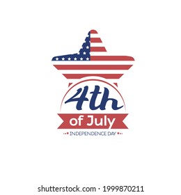 American Independence Day celebration vector design. July 4th vector illustration.