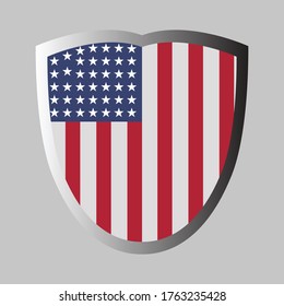 American Independence Day Flat Illustration