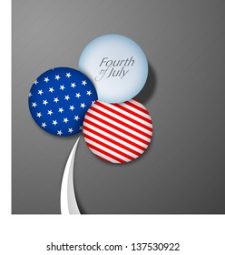 American Independence Day, Fourth of July concept.