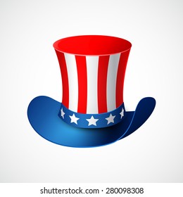 American Independence Day. Holiday hat. EPS 10