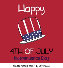 American Independence Day Illustration Art