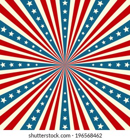 American Independence Day  Patriotic background. Vector illustration