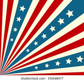 American Independence Day  Patriotic background. Vector illustration