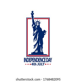 Ilustración vectorial del Día de la Independencia de Estados Unidos