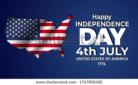 American independence day symbol vector illustration
