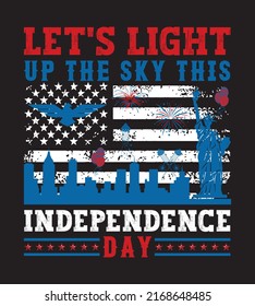 American Independence Day T-shirt Design