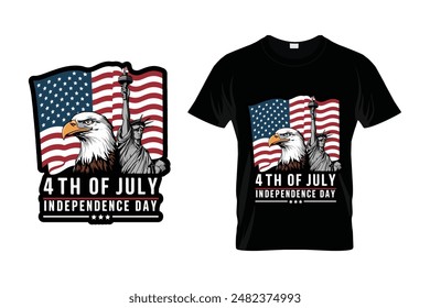 American Independence Day T-Shirt Design