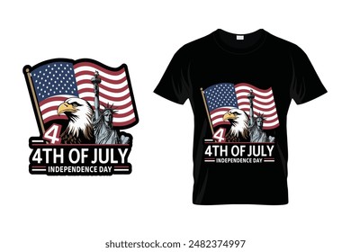 American Independence Day T-Shirt Design