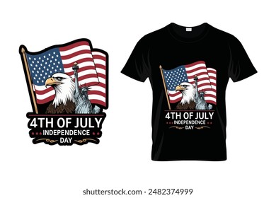 American Independence Day T-Shirt Design